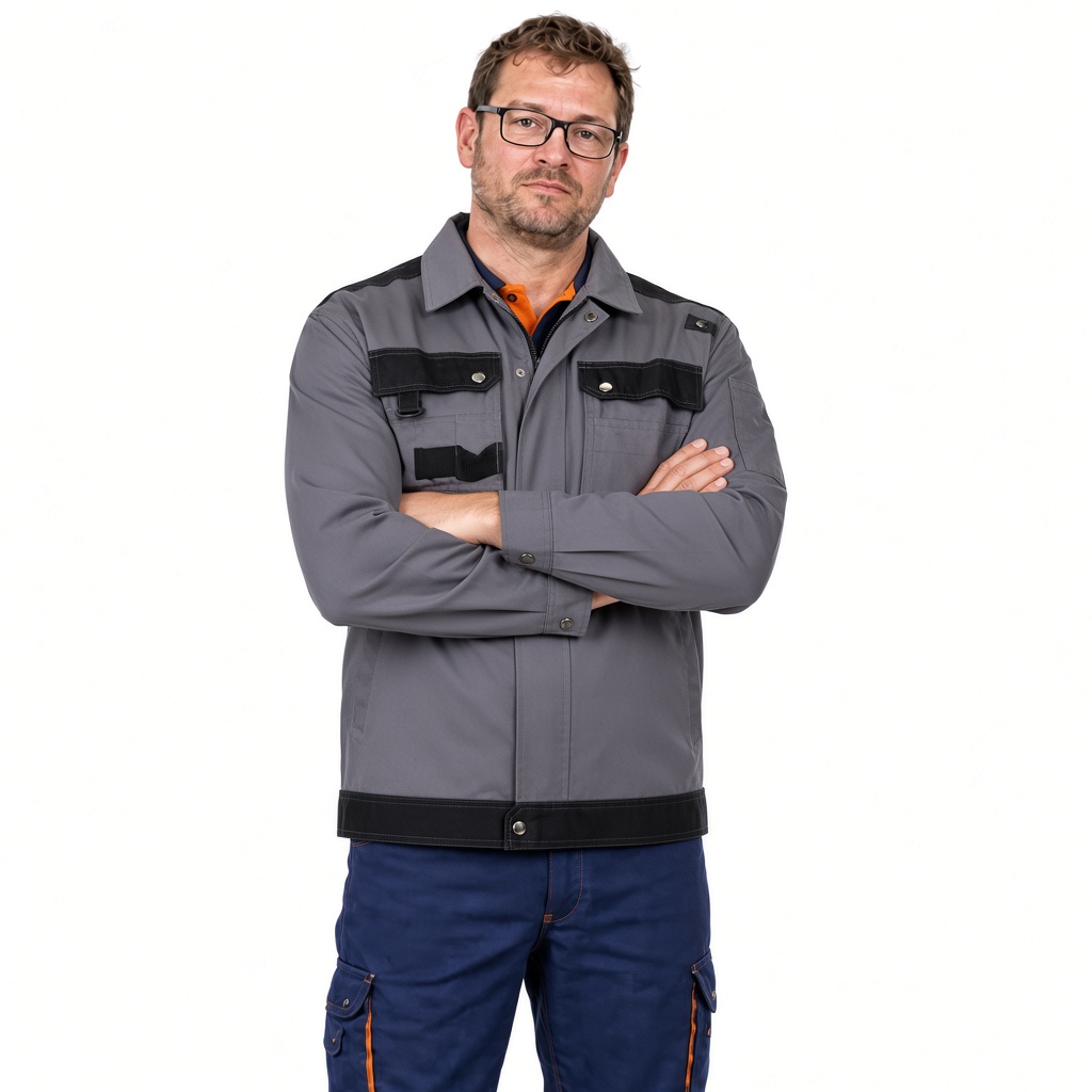 M-Wear 2263 Jacke, getragen von einem Model, Foto mit KI erstellt