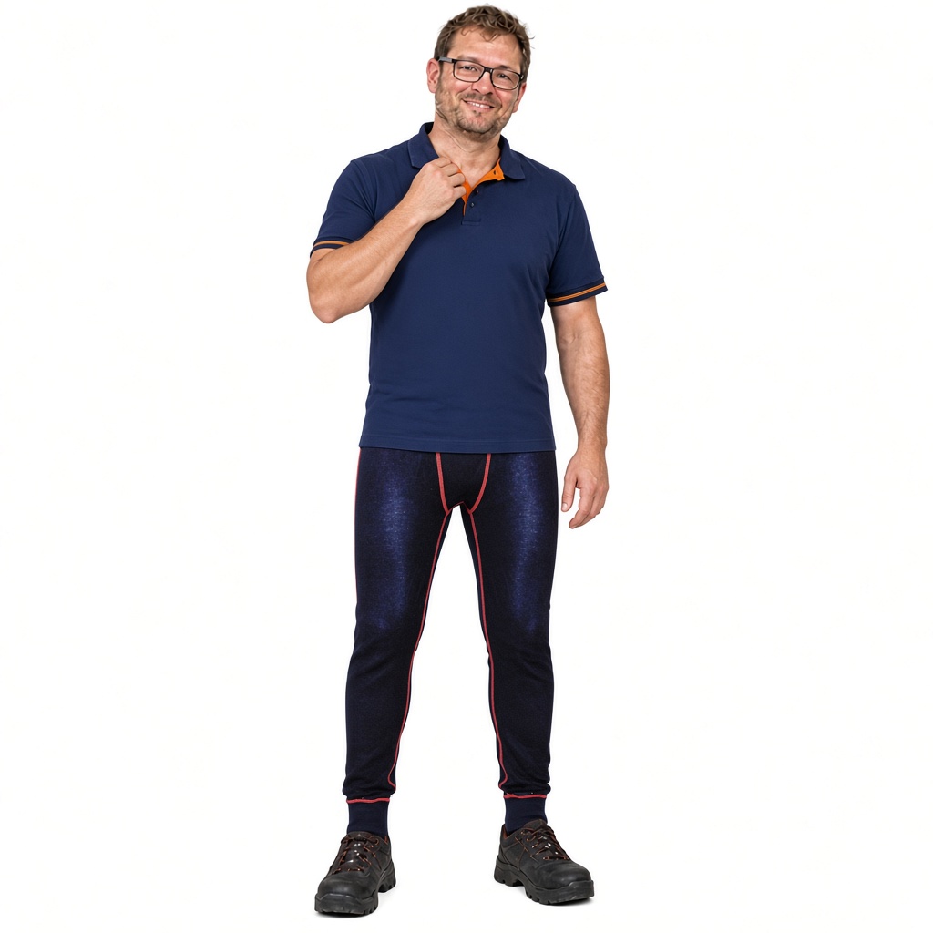 Majestic Protex Hose, getragen von einem Model, Foto mit KI erstellt