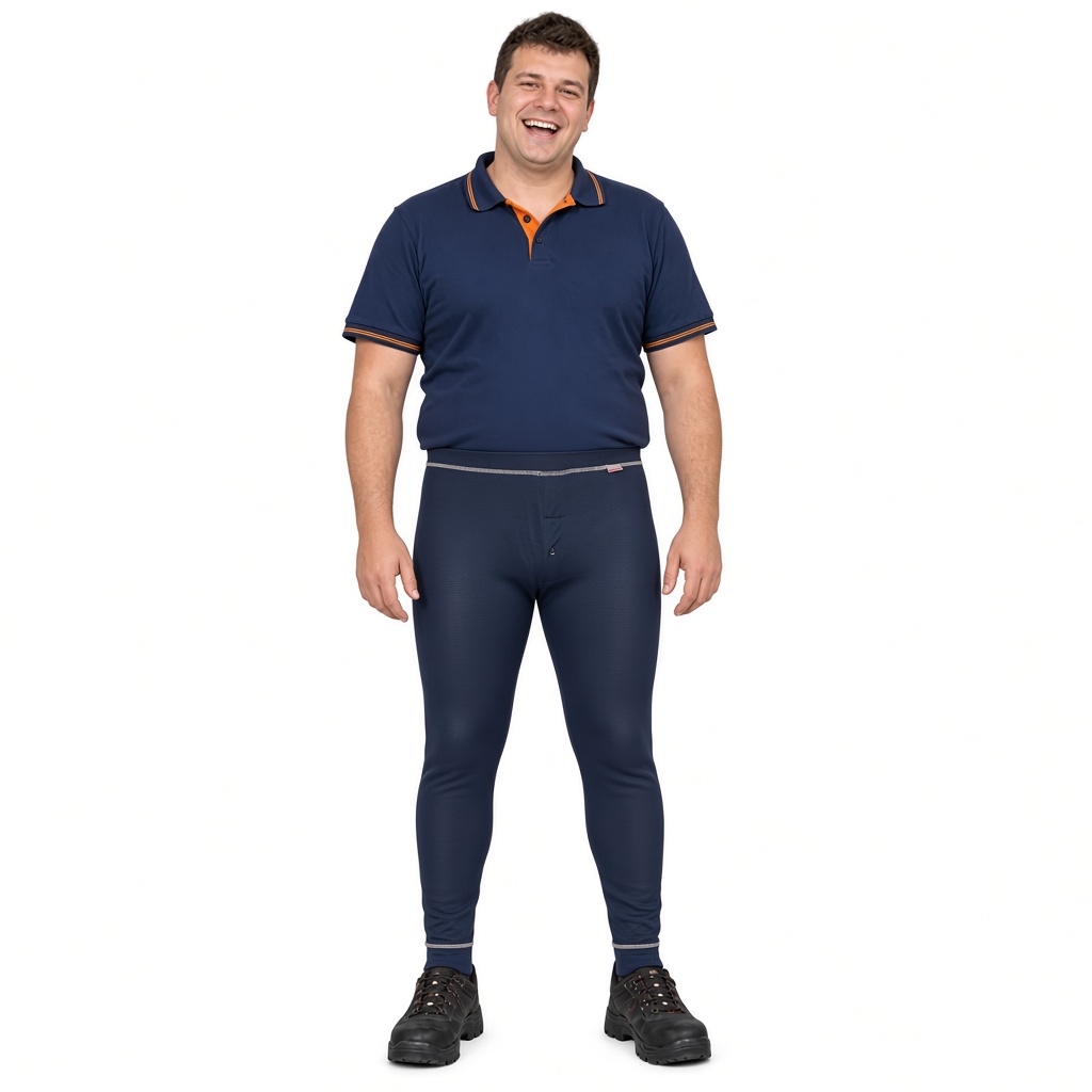 OXXA® E-Rick 3351 Thermohose, getragen von einem Model, Foto mit KI erstellt
